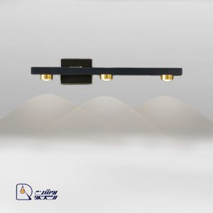 چراغ بالا آینه ای دکوراتیو سه شعله